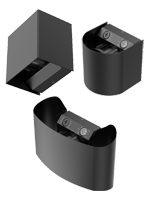 OUTDOOR FIXTURES / CHANGEABLE SILHOUETTE WALL LIGHT